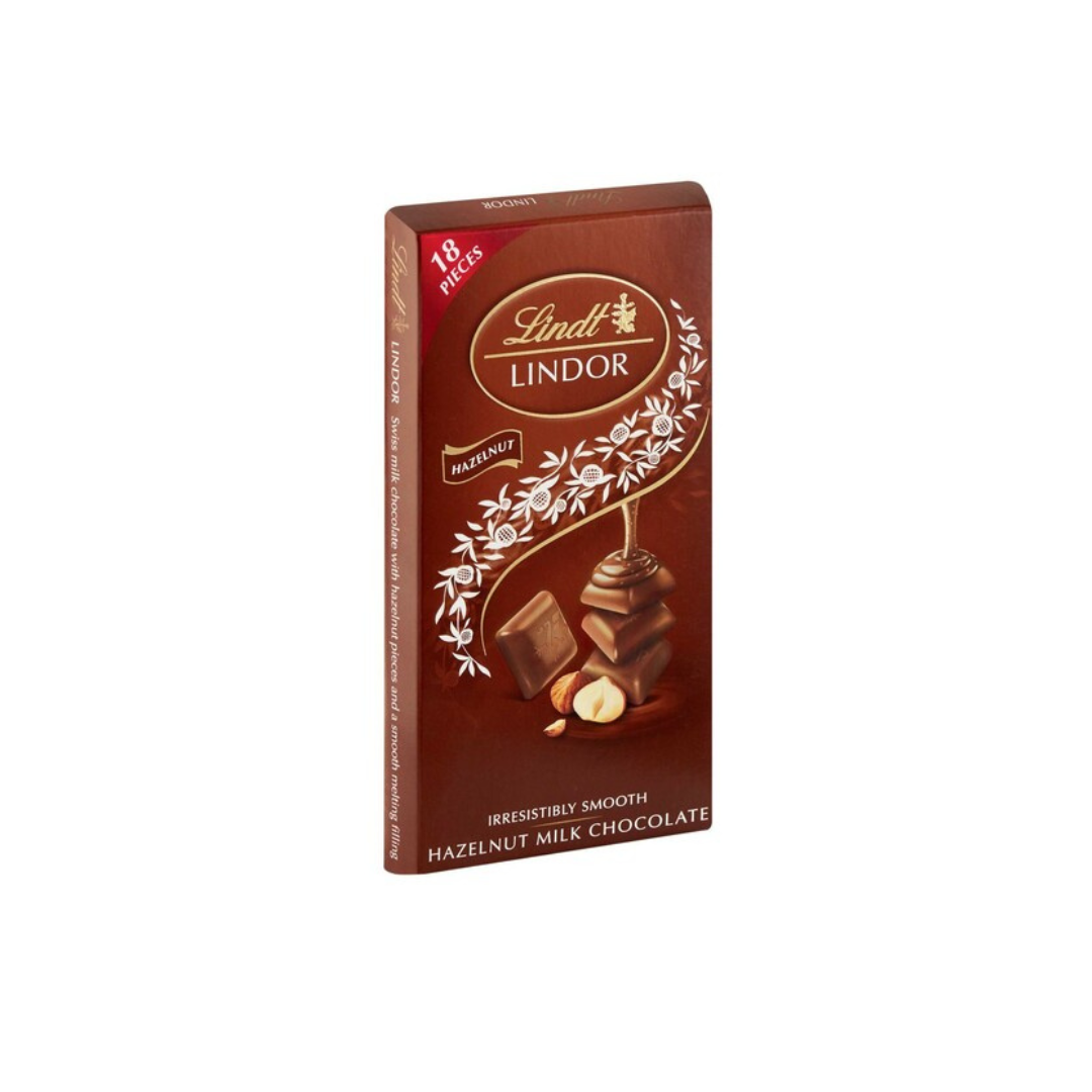 Lindor Singles Slab Hazelnut 100g