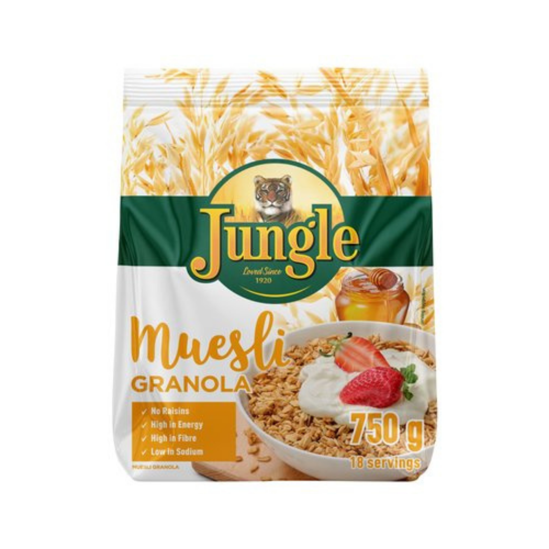 JUNGLE GRANOLA MUESLI 750G