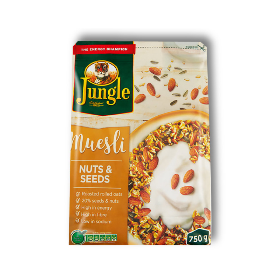 JUNGLE MUESLI NUTS&SEEDS 750G