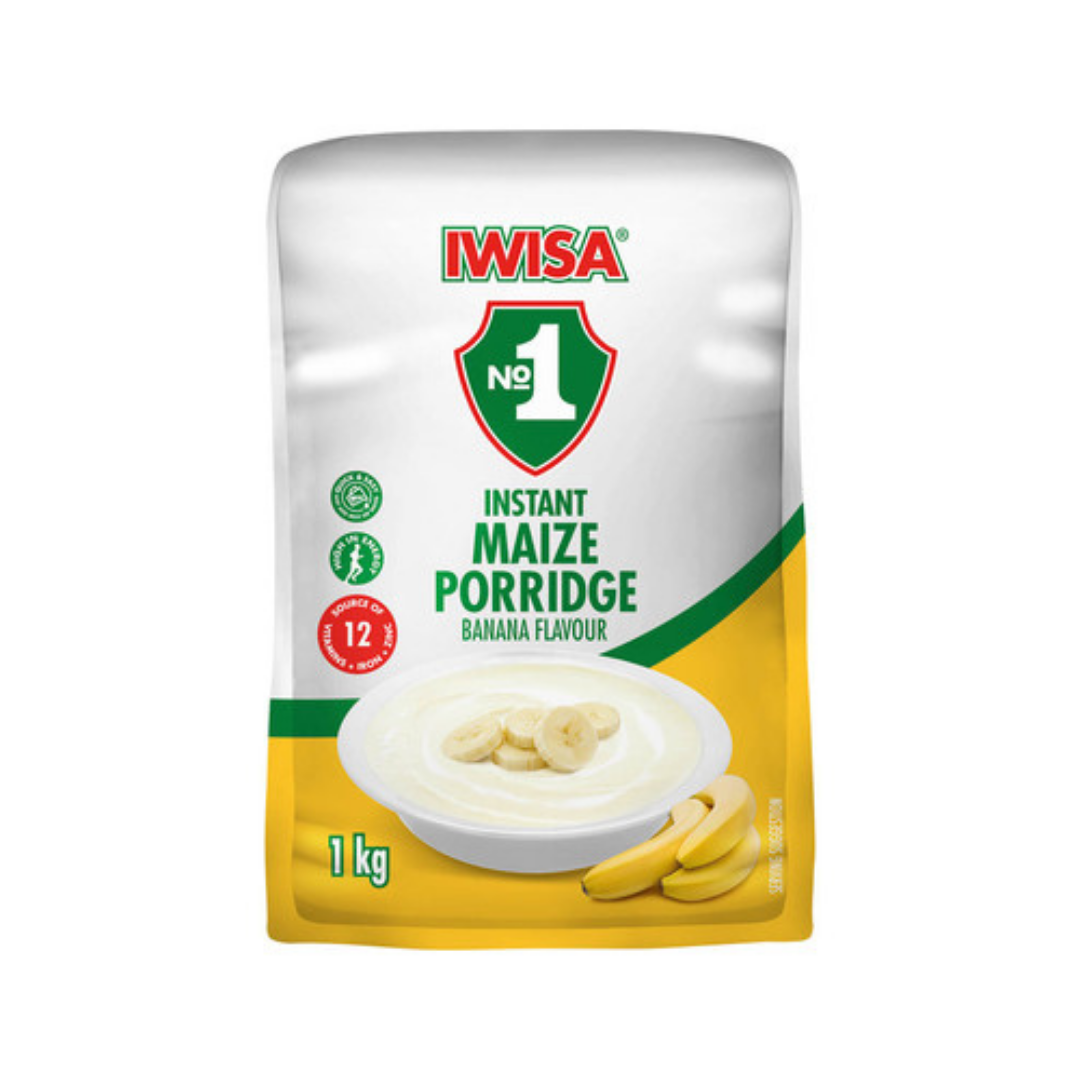 Iwisa Instant Porridge Banana 1kg