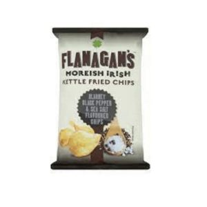 Flanagan's Chips Black Pepper 120g