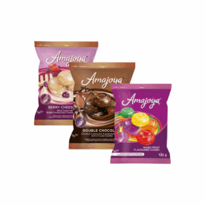 Amajoya Berry cheesecake 135g ,Double chocolate 135g and Mixed fruit 135g