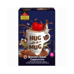 House Of Coffee Romany Cream Cappuccino sachets 8's