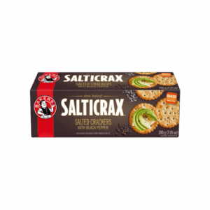 Bakers Salticrax with black pepper 200g